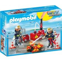 PLAYMOBIL VEHICULE POMPIER SON ET LUMIERES 5364