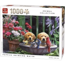 PUZZLE LES CHIOTS ET OISEAUX 1000 pièces