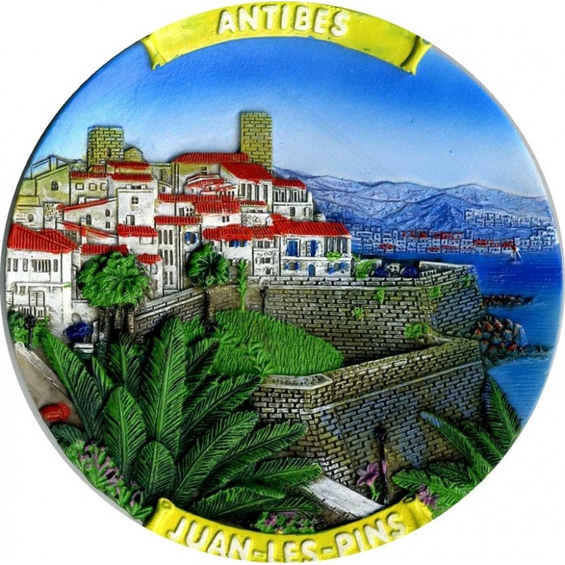 Assiette Décorative en résine Antibes 15 cm Assiette Décorative en résine Antibes 15 cm