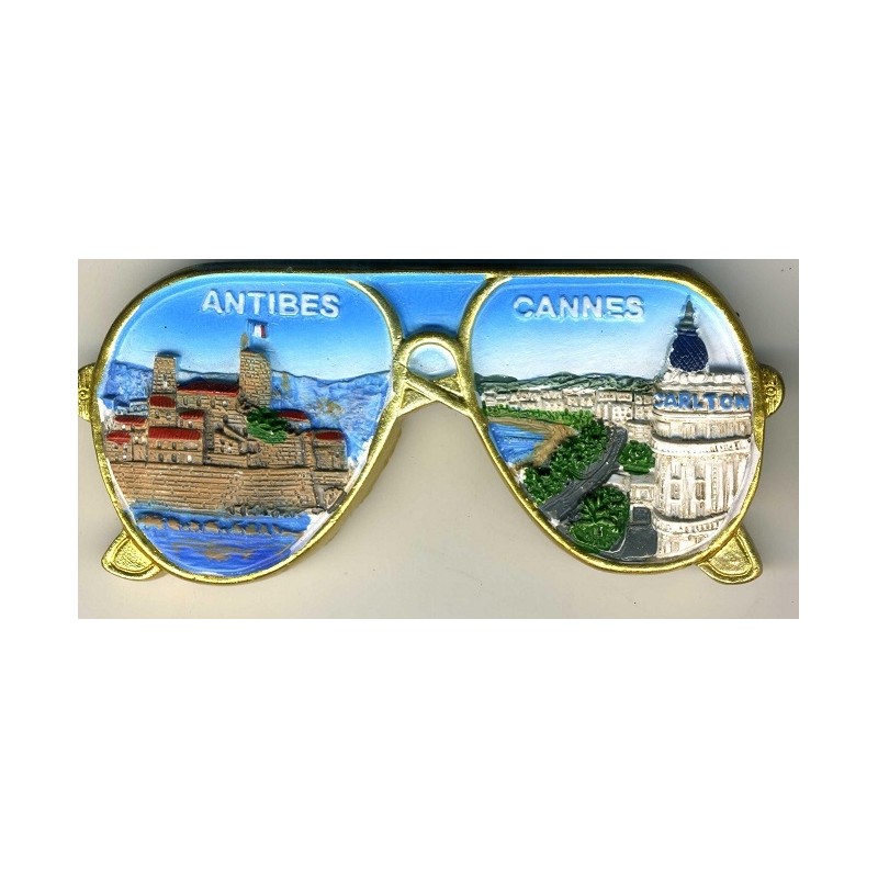 Magnet résine Lunettes Antibes Cannes Magnet résine Lunettes Antibes Cannes