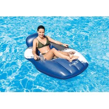 Fauteuil gonflable piscine avec fond en maille