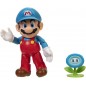 Nintendo - Jakks Super Mario - Figurine EIS-Mario avec Fleur de Glace - 10 cm