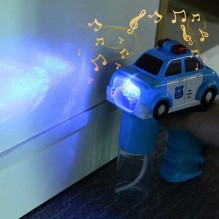 Pistolet à bulles en forme de voiture de Police