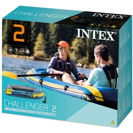 INTEX Set bateau gonflable Challenger 2