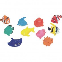 Jeux de bain sac 10 animaux