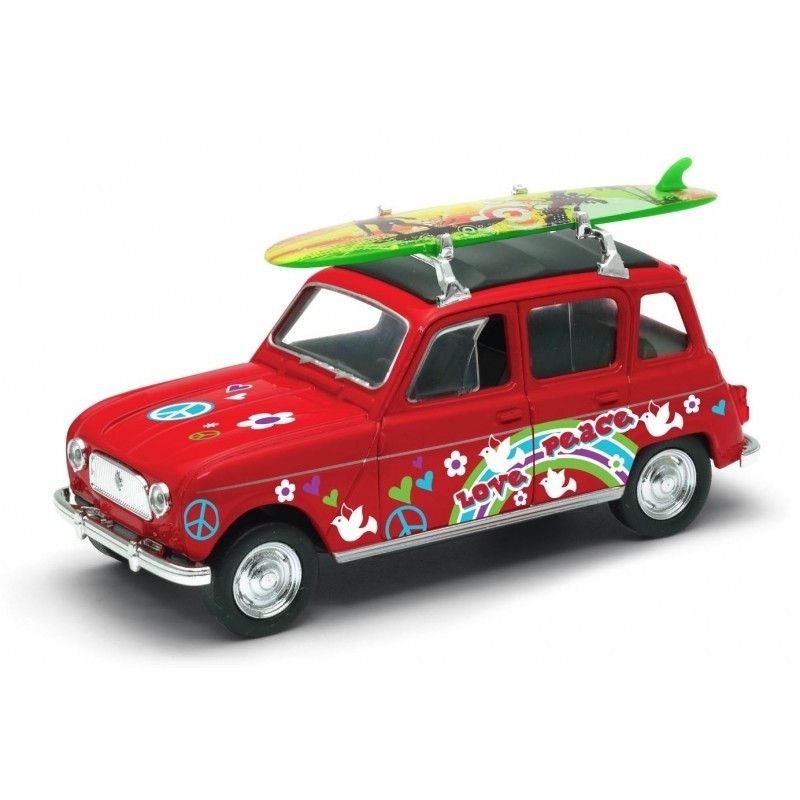 Voiture 4L rouge Voiture 4L rouge