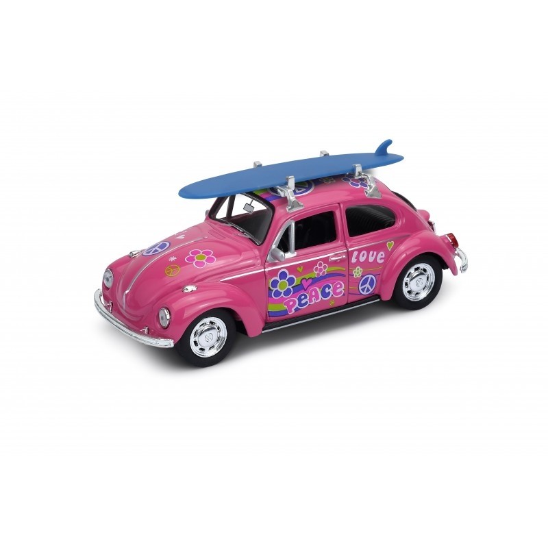 Voiture Coccinelle Volkswagen Rose