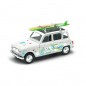 Voiture miniature 4L Blanche avec surf 1/40 Voiture miniature 4L Blanche avec surf 1/40