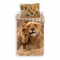 Housse de couette Lionnne avec son bébé lionceau