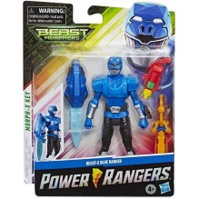 Power Rangers Beast Morphers - Figurine Ranger Bleu Beast-X - 15 cm