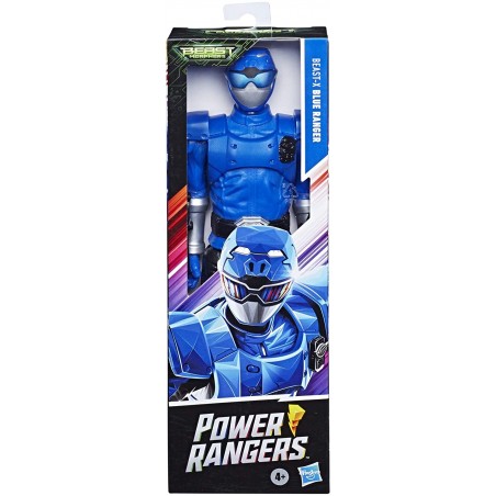 Power Rangers Beast Morphers - Figurine Ranger Bleu Beast-X - 30 cm