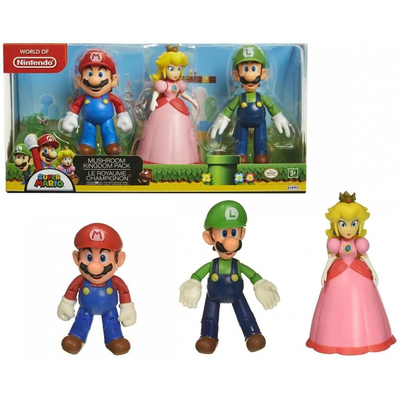 Pack de 3 figurines Mario Bros