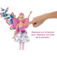 Barbie Dreamtopia poupée fée papillon blonde volante 2