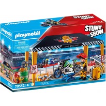 PLAYMOBIL Stuntshow atelier réparation 70552