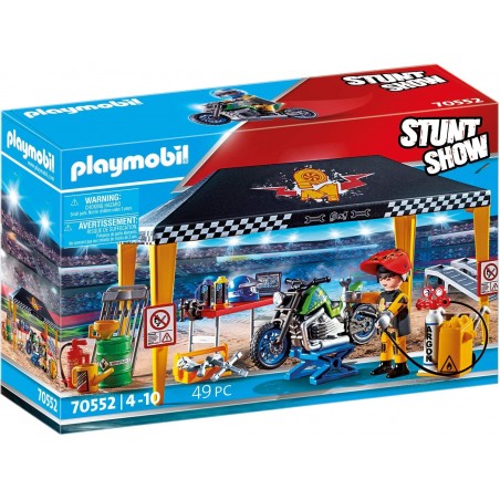 PLAYMOBIL Stuntshow atelier réparation 70552