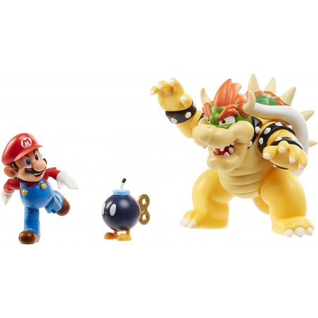 Coffret 3 figurines super mario théme Bowser