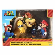 Coffret 3 figurines super mario théme Bowser