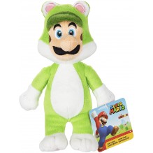 Peluche super Mario chat Luigi 19 cm