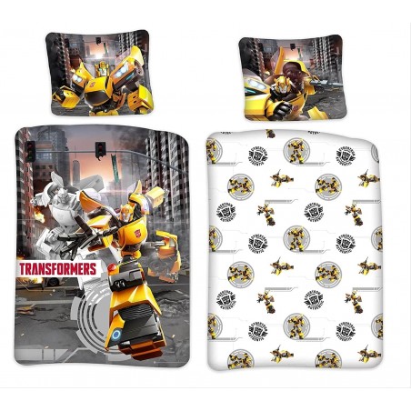 Housse de couette Transformers réversible