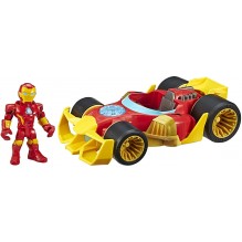 Voiture Iron Man et figurine 12,5 cm