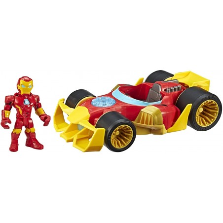 Voiture Iron Man et figurine 12,5 cm