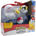 Bandai - Pokémon - 1 ceinture Clip 'N' Go + 2 Poké Ball et 1 figurine 5 cm Pokémon