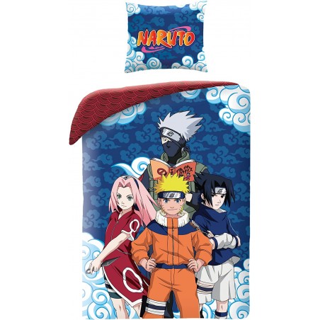 Parure de Lit Housse de Couette Naruto 140 x 200 cm