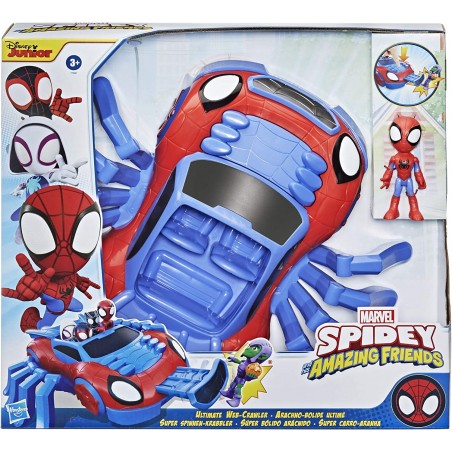 Voiture Spider-man et figurine de 10 cm
