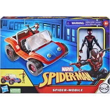 Spiderman véhicule et Figurine Miles Morales de 15 cm