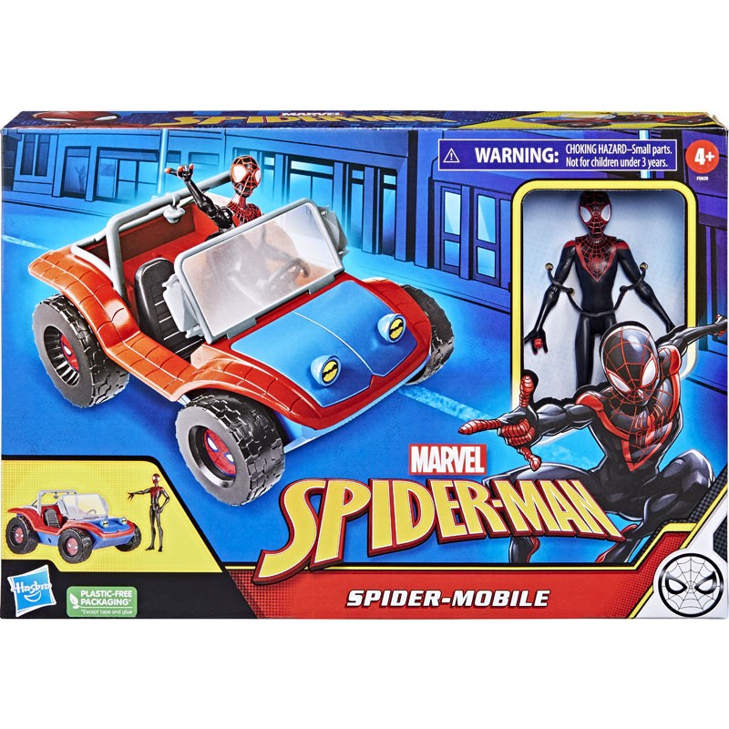 Spiderman véhicule et Figurine Miles Morales de 15 cm Spiderman véhicule et Figurine Miles Morales de 15 cm