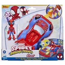 SPIDEY ARACHNO BOLIDE LUMINEUX + FIGURINE SPIDERMAN