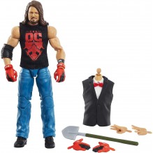 Figurine articulée de catch AJ Styles en tenue de combat