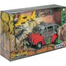 Coffret dinosaures avec accessoires