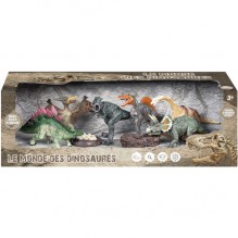 Coffret boite de 6 dinosaures