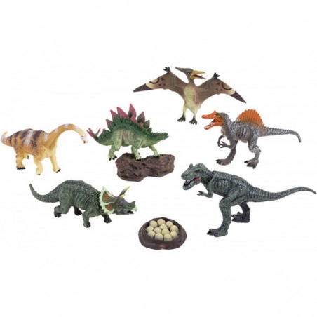 Coffret boite de 6 dinosaures