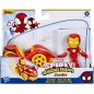 Marvel Spidey and His Amazing Friends Figurine véhicule Racer Jouet Iron Man