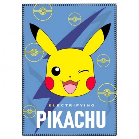 Plaid polaire Pokemon Pikachu