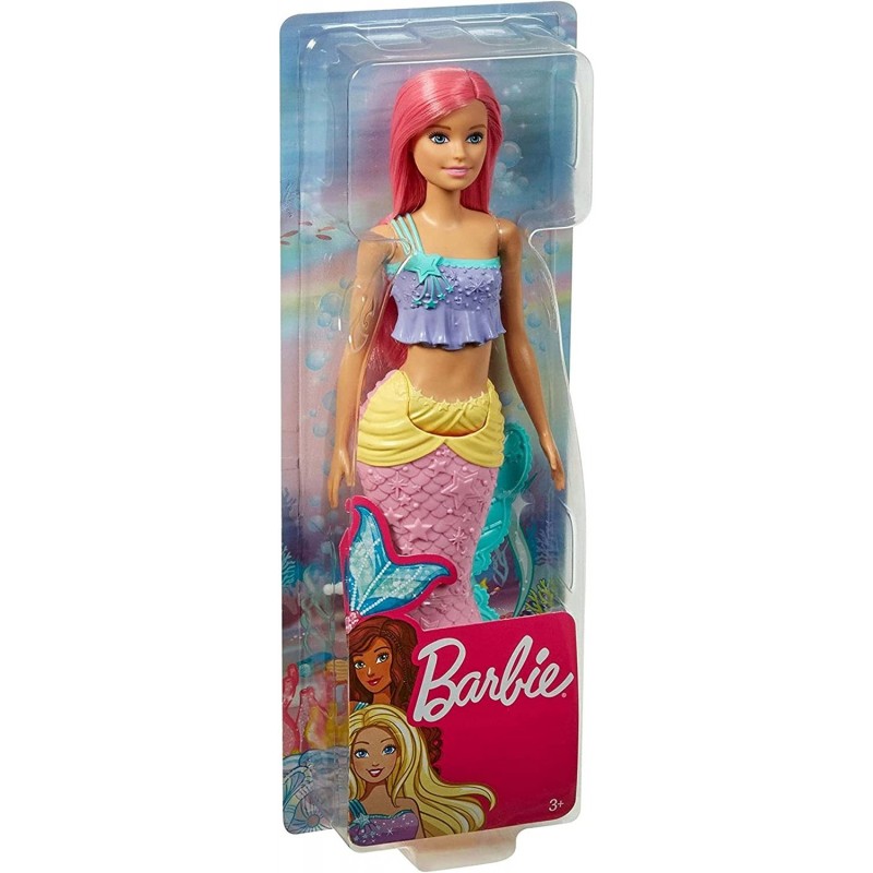 Barbie Dreamtopia poupée sirène cheveux roses