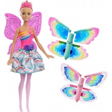 Barbie poupée-Fée papillon blonde
