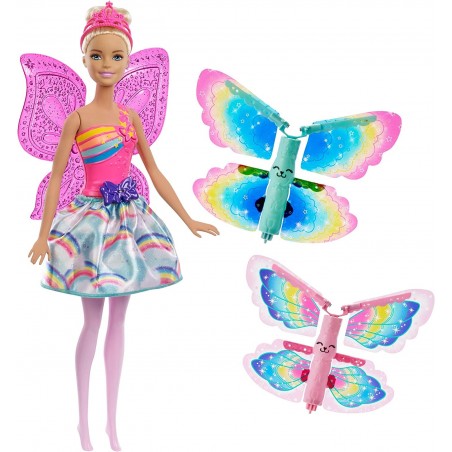 Barbie poupée-Fée papillon blonde