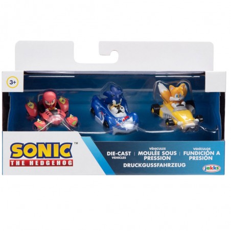 Coffret 3 mini véhicule Sonic