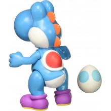 Figurine super Mario Yoshi bleu