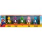 Coffret 5 Figurines super Mario, Yoshi vert,jaune,bleu,rose et violet