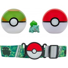 Pokemon Clip 'N' Go Poké Ball Belt set Bulbasaur