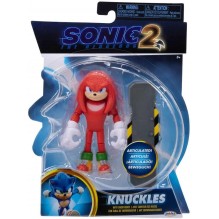 Figurine Sonic articulée Knuckles avec surf