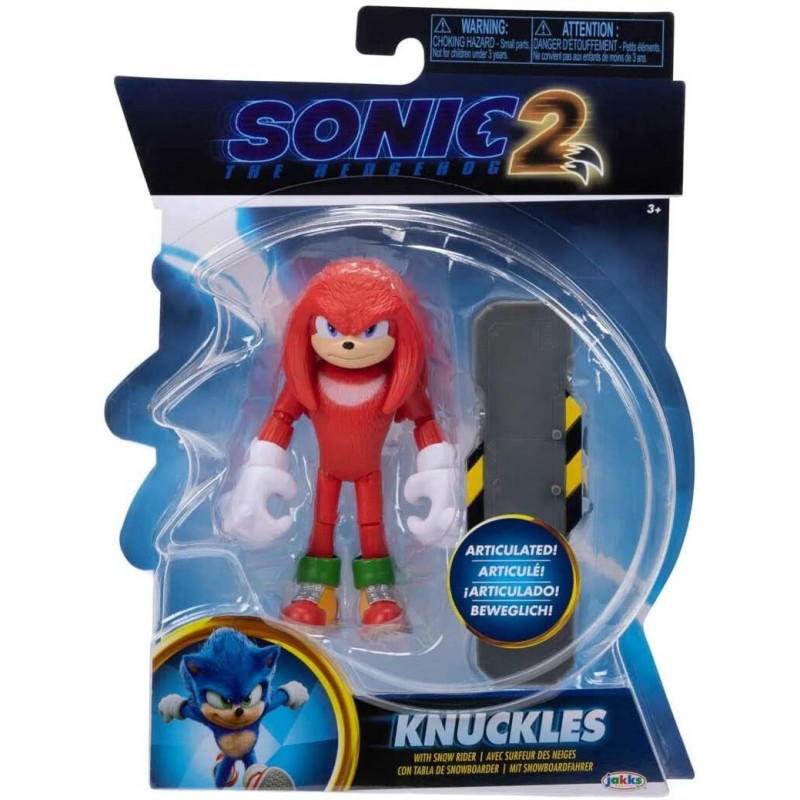 Figurine Sonic articulée Knuckles avec surf