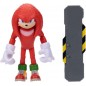 Figurine Sonic articulée Knuckles avec surf Figurine Sonic articulée Knuckles avec surf