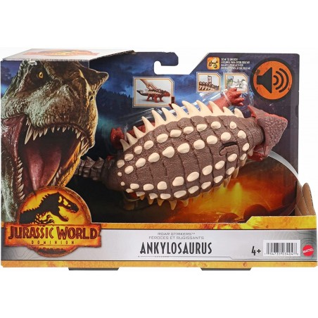 Jurassic World Figurine articulée et sonore d’Ankylosaurus