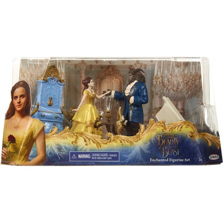 Set de figurine de collection du film La Belle et la Bête