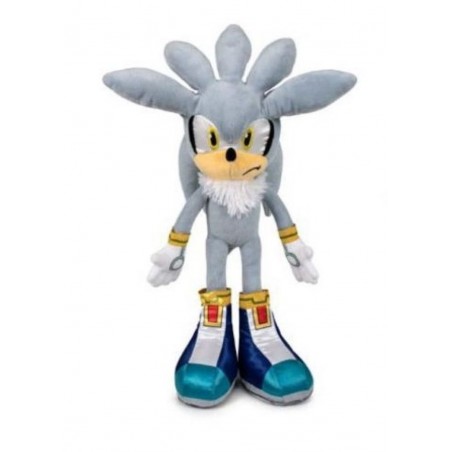 Peluche Sonic Modern Sonic silver 31 cm